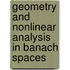 Geometry and Nonlinear Analysis in Banach Spaces