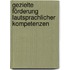 Gezielte Förderung lautsprachlicher Kompetenzen