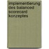 Implementierung Des Balanced Scorecard Konzeptes