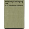 Kritische Grundlegung der Volkswirthschaftslehre door Eugen Dühring