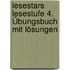 Lesestars Lesestufe 4. Übungsbuch mit Lösungen