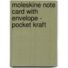 Moleskine Note Card With Envelope - Pocket Kraft door Moleskine