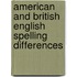 American And British English Spelling Differences