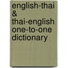 English-Thai & Thai-English One-to-one Dictionary by S. Kaewkongpan