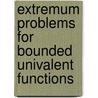 Extremum Problems for Bounded Univalent Functions door Olli Tammi
