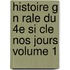 Histoire G N Rale Du 4e Si Cle Nos Jours Volume 1