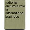 National Culture's Role in International Business door Johanna Schöberl
