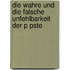 Die Wahre Und Die Falsche Unfehlbarkeit Der P Pste