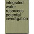 Integrated Water Resources Potential Investigation