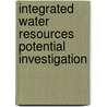 Integrated Water Resources Potential Investigation door Aychluhim Debebe Damtew