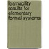 Learnability Results for Elementary Formal Systems