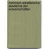 Rheinisch-Westfalische Akademie Der Wissenschaften by Wilfried B. Krätzig