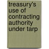 Treasury's Use of Contracting Authority Under Tarp door United States Congressional Oversight