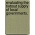 Evaluating The Tiebout Supply Of Local Governments.