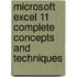 Microsoft Excel 11 Complete Concepts And Techniques