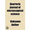 Quarterly Journal of Microscopical Science Volume 4 door Unknown Author