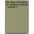 The Diary And Letters Of Madame D'Arblay - Volume 1