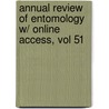 Annual Review Of Entomology W/ Online Access, Vol 51 door May R. Berenbaum