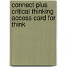Connect Plus Critical Thinking Access Card for Think door Judith Boss