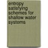 Entropy satisfying schemes for shallow water systems