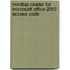 MindTap Reader for Microsoft Office 2010 Access Code