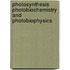 Photosynthesis Photobiochemistry and Photobiophysics