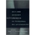 Sex and Gender Differences in Personal Relationships