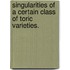 Singularities Of A Certain Class Of Toric Varieties.