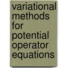 Variational Methods For Potential Operator Equations by Jan Chabrowski
