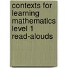 Contexts for Learning Mathematics Level 1 Read-Alouds door Fosnot