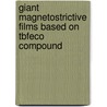 Giant Magnetostrictive Films Based On Tbfeco Compound door Do Thi Huong Giang