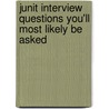 Junit Interview Questions You'll Most Likely Be Asked by Vibrant Publishers