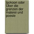 Laokoon oder Über die Grenzen der Malerei und Poesie