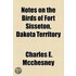 Notes on the Birds of Fort Sisseton, Dakota Territory
