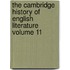 The Cambridge History of English Literature Volume 11