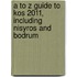 A To Z Guide To Kos 2011, Including Nisyros And Bodrum