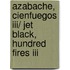 Azabache, Cienfuegos Iii/ Jet Black, Hundred Fires Iii