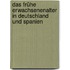 Das frühe Erwachsenenalter in Deutschland und Spanien