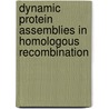 Dynamic protein assemblies in homologous recombination by Thijn Van Der Heijden