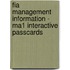 Fia Management Information - Ma1 Interactive Passcards
