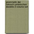 Grammatik Der Oskisch-Umbrischen Dialekte 2 Volume Set