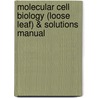 Molecular Cell Biology (Loose Leaf) & Solutions Manual door Harvey Lodish