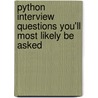 Python Interview Questions You'll Most Likely be Asked by Vibrant Publishers