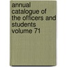 Annual Catalogue of the Officers and Students Volume 71 door Colgate-Rochester Divinity School