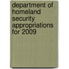 Department of Homeland Security Appropriations for 2009 door United States Congressional House