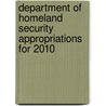 Department of Homeland Security Appropriations for 2010 door United States Congressional House