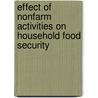 Effect of Nonfarm Activities on Household Food security by Bereket Zerai Gebremichael