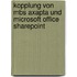 Kopplung Von Mbs Axapta Und Microsoft Office Sharepoint