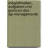 Möglichkeiten, Aufgaben Und Grenzen Des Op-managements