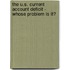 The U.S. current account deficit - Whose problem is it?